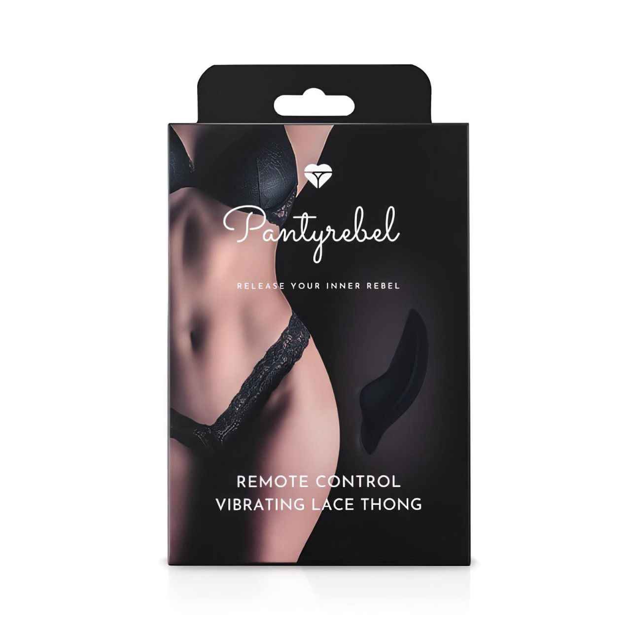 Pantyrebel - akkus, rádiós vibrációs csipke tanga (fekete, S-L) Pantyrebel - akkus, rádiós vibrációs csipke tanga (fekete, S-L)