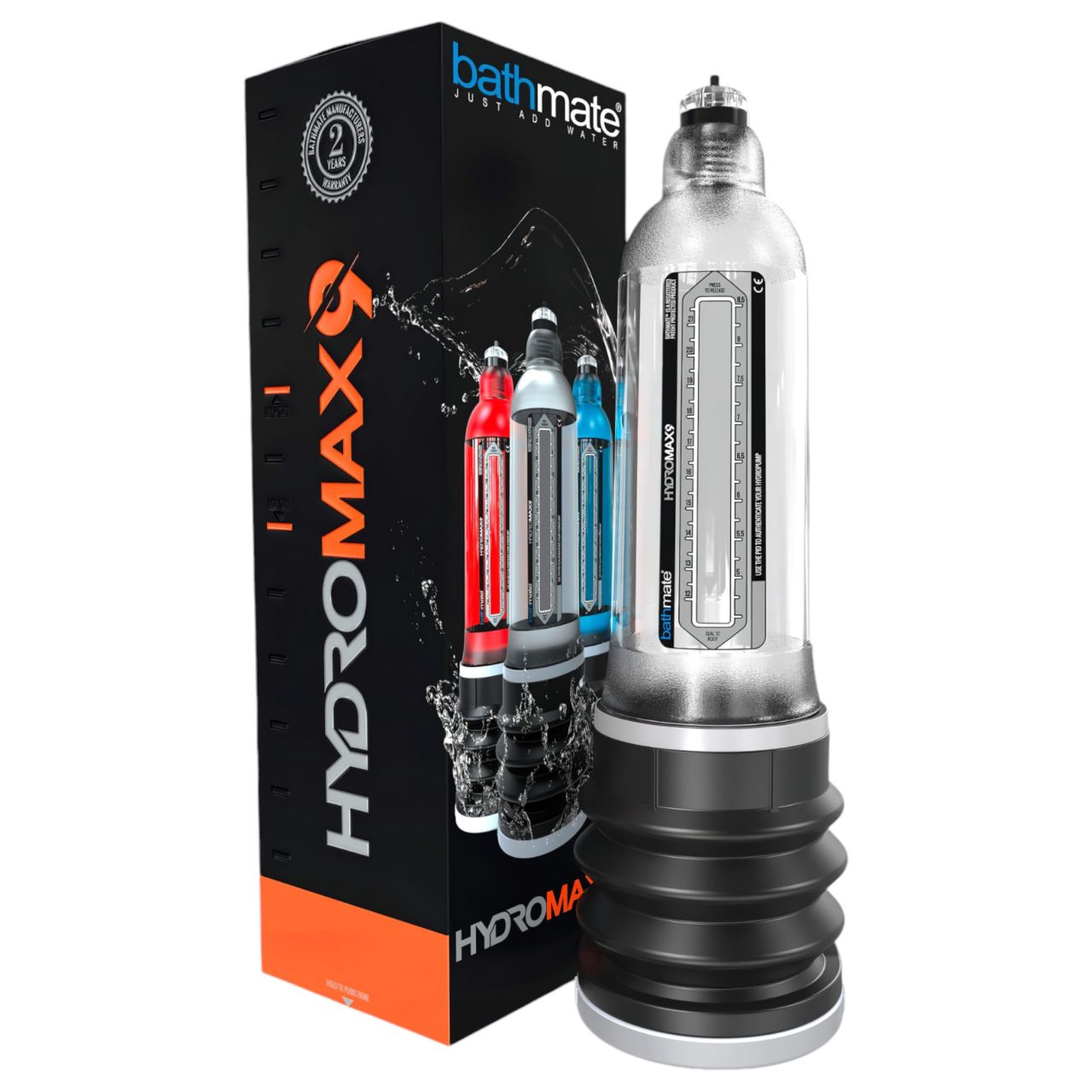 Bathmate Hydromax 9 - hidropumpa (átlátszó)