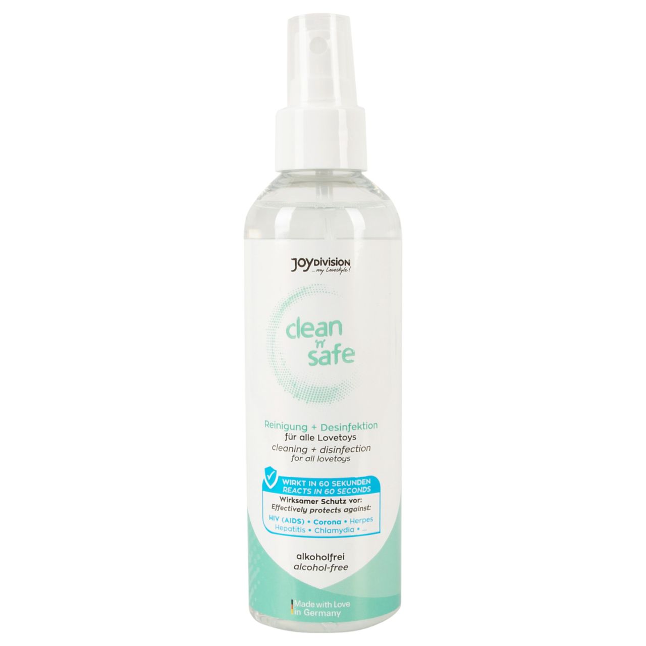 JoyDivision Clean Safe - fertőtlenítő és tisztító spray (200 ml)