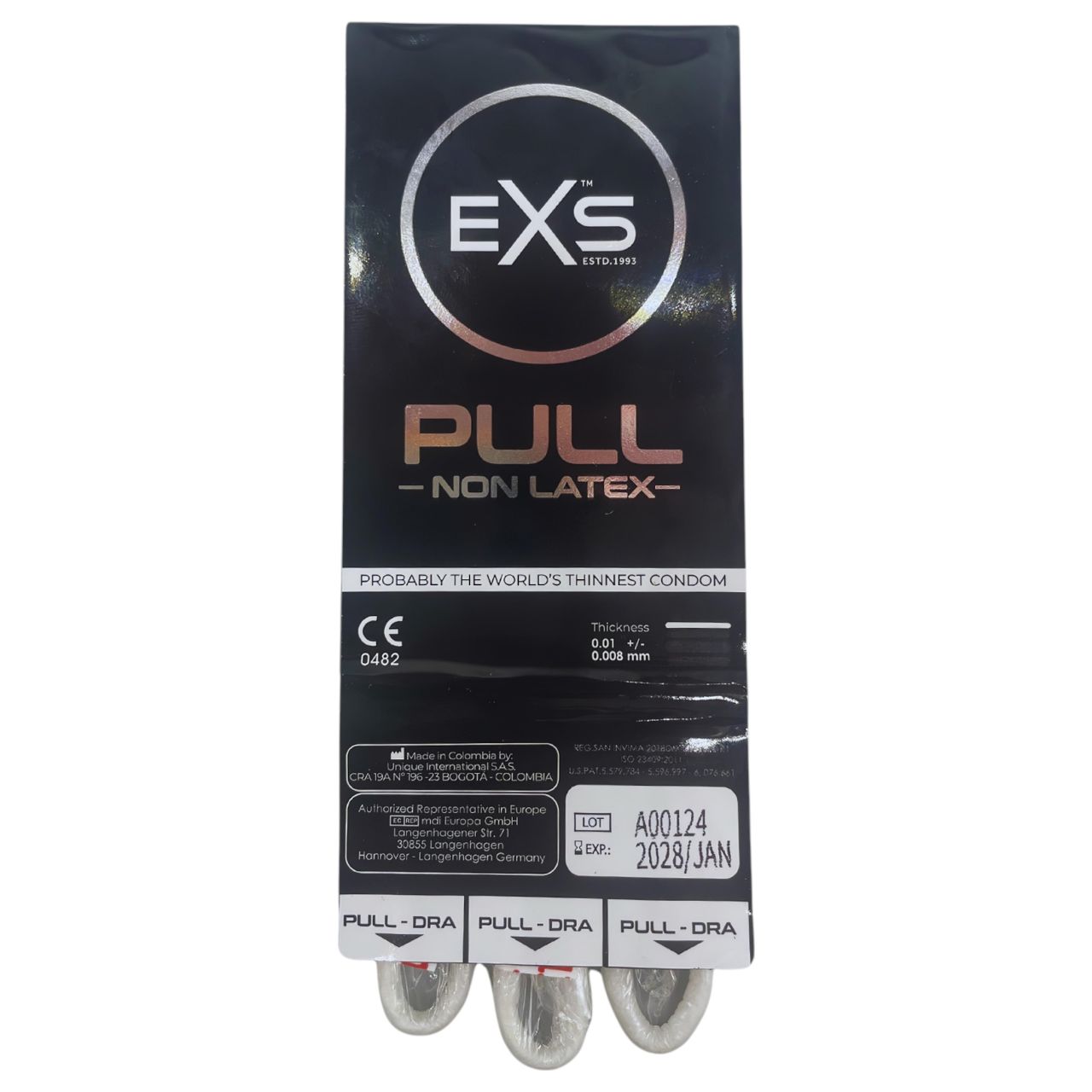 EXS - latexmentes óvszer (3 db)