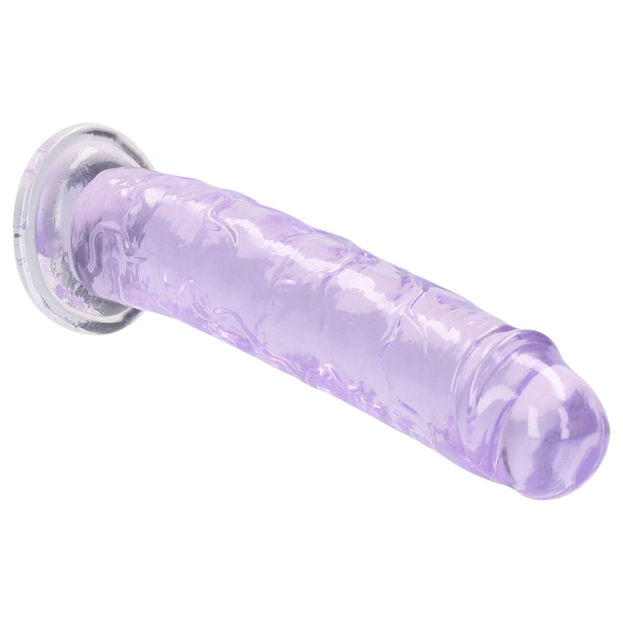 RealRock - élethű dildó tapadókoronggal (lila) - 12,7 cm