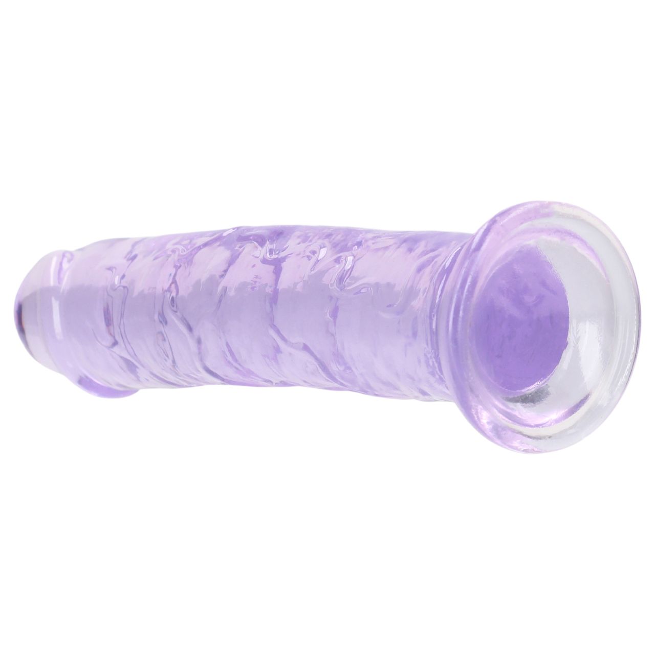 RealRock - élethű dildó tapadókoronggal (lila) - 12,7 cm