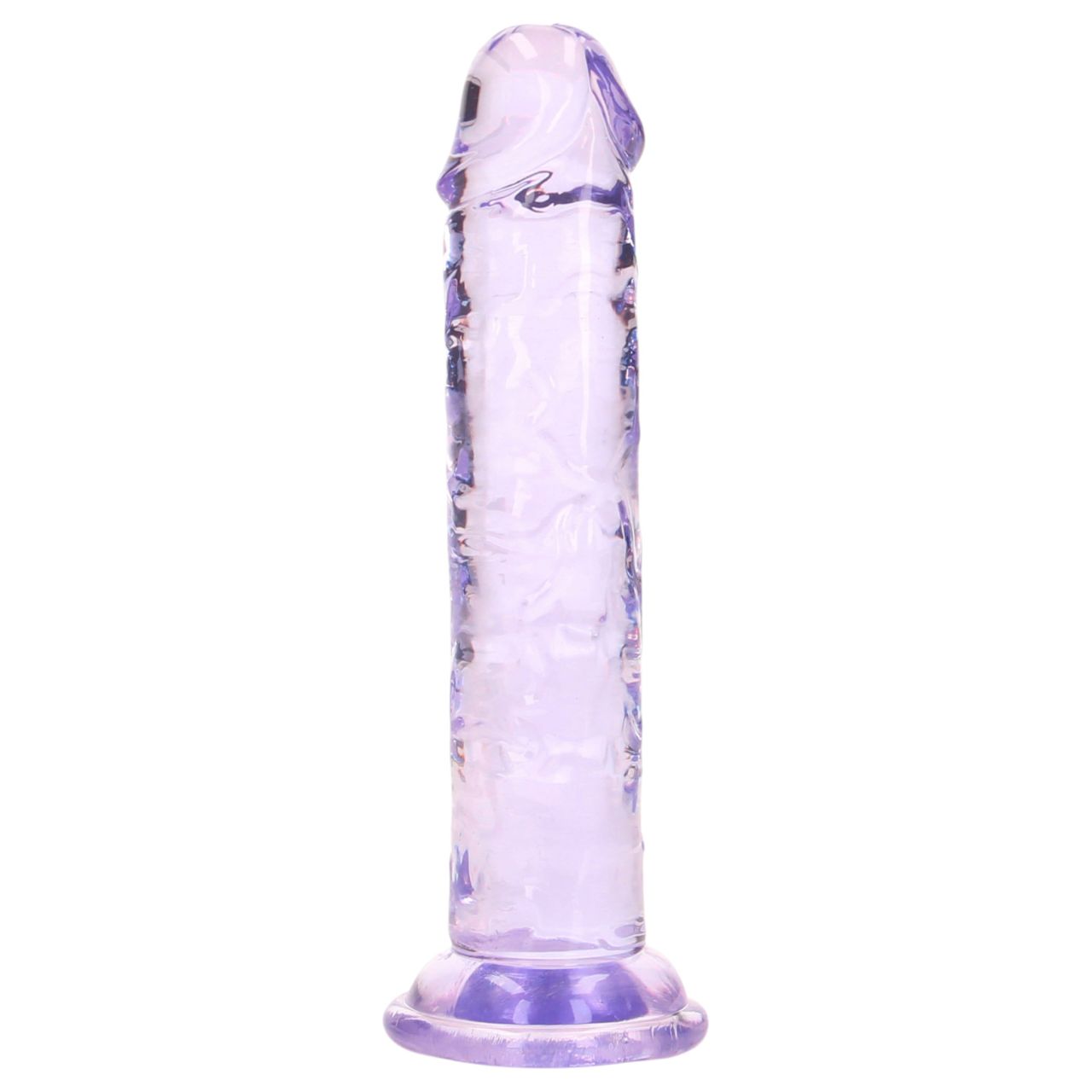 RealRock - élethű dildó tapadókoronggal (lila) - 12,7 cm