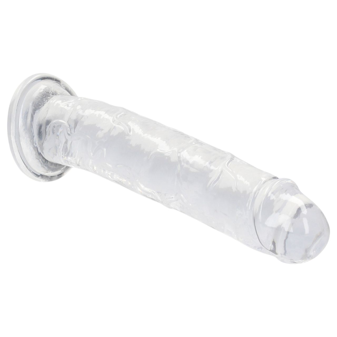 RealRock - élethű dildó tapadókoronggal (átlátszó) - 12,7 cm
