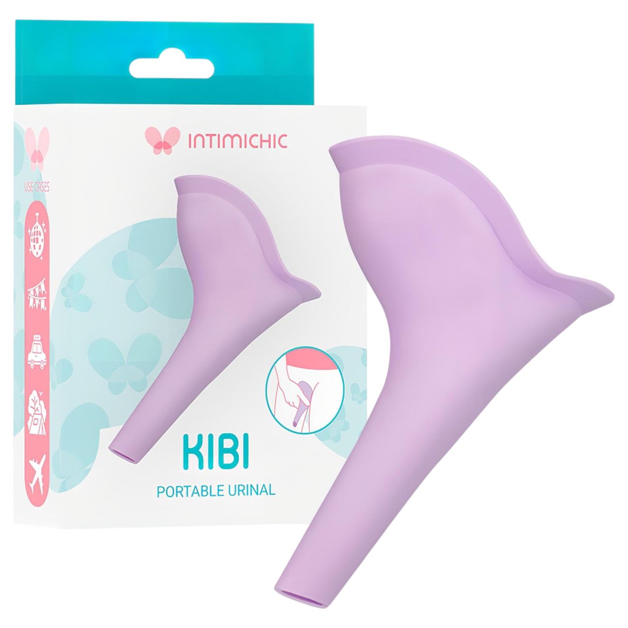 Intimichic Kibi - női pisilő tölcsér (lila)