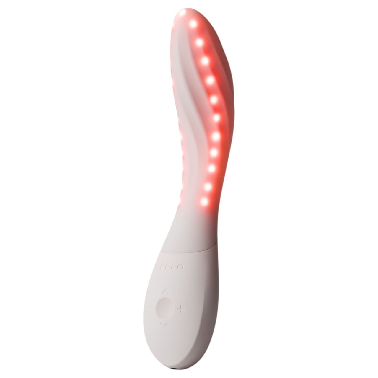 LELO Mona Spectra - okos G-pont vibrátor LED-fénnyel (fehér) LELO Mona Spectra - okos G-pont vibrátor LED-fénnyel (fehér)