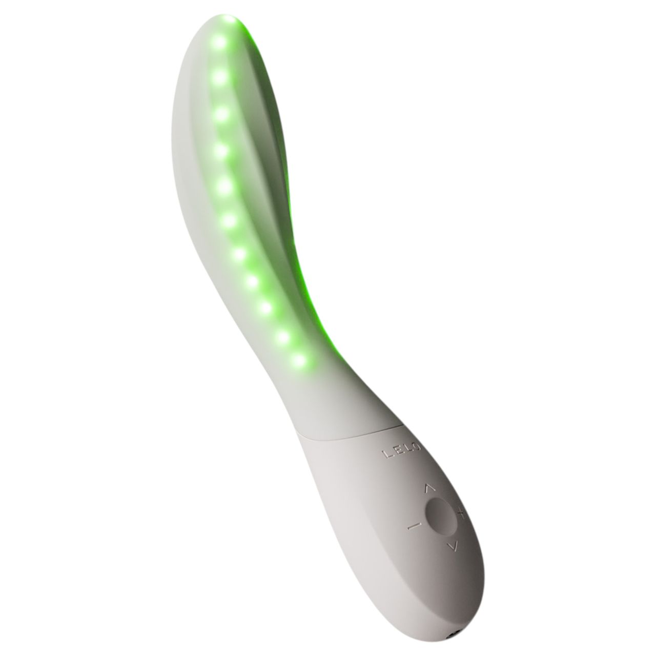 LELO Mona Spectra - okos G-pont vibrátor LED-fénnyel (fehér) LELO Mona Spectra - okos G-pont vibrátor LED-fénnyel (fehér)