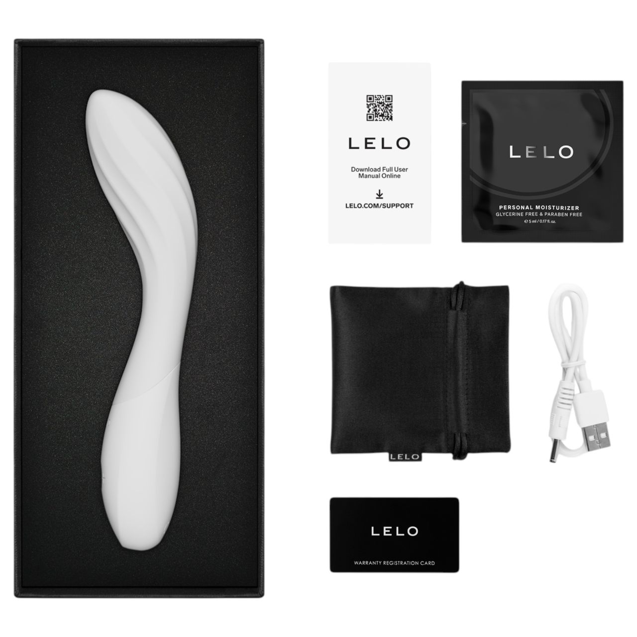 LELO Mona Spectra - okos G-pont vibrátor LED-fénnyel (fehér) LELO Mona Spectra - okos G-pont vibrátor LED-fénnyel (fehér)