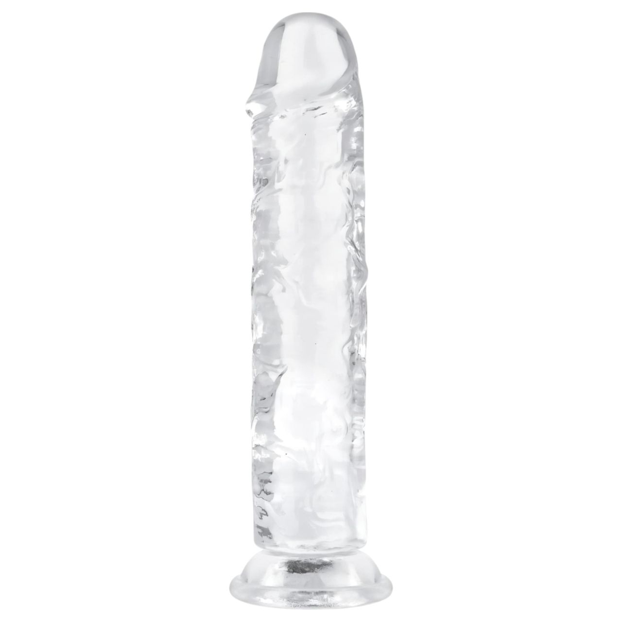 EasyToys - zselés dildó - 18 cm (átlátszó)