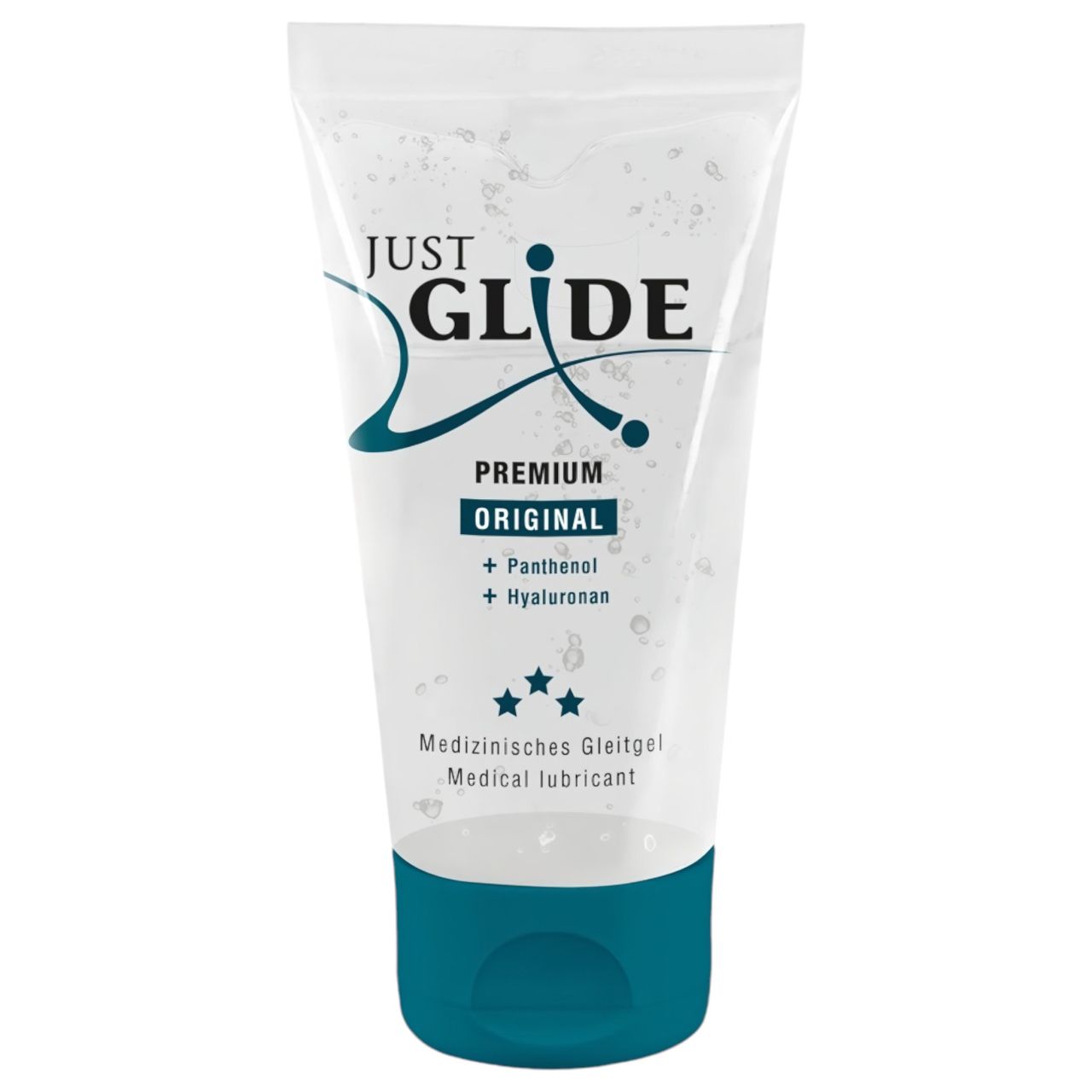 Just Glide Premium Original - vegán, vízbázisú síkosító (50 ml)