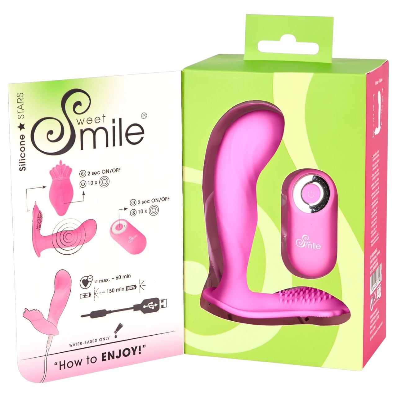 SMILE G-Spot Panty - hordható akkus, rádiós vibrátor (pink)