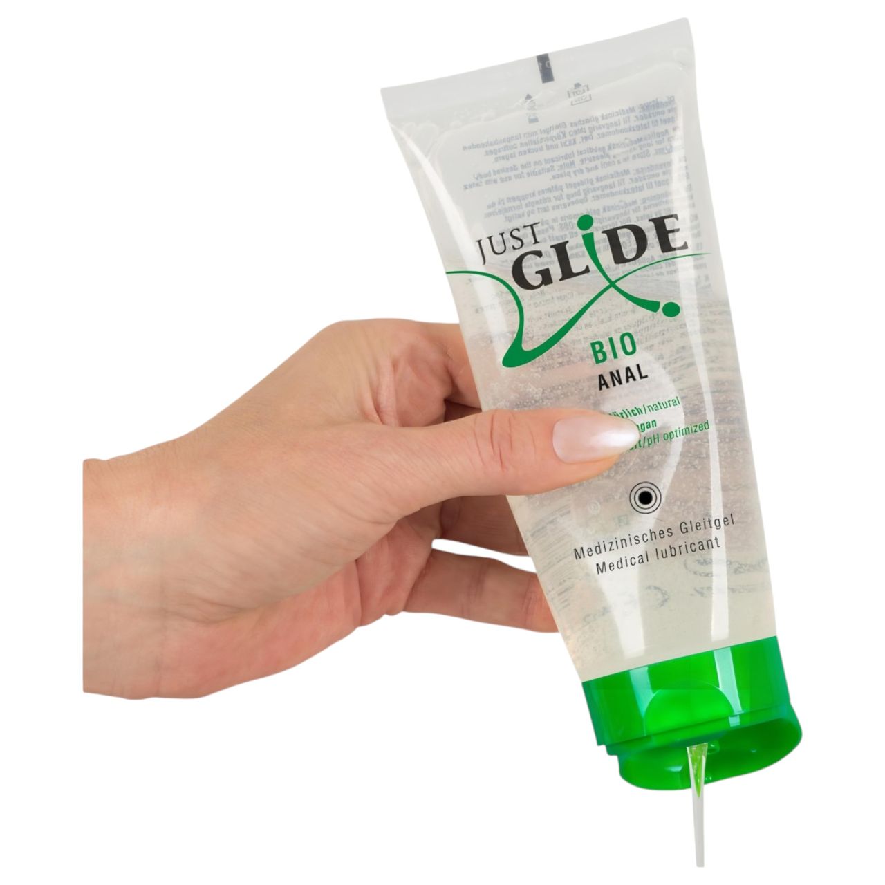 Just Glide Bio ANAL - vízbázisú vegán síkosító (200 ml)