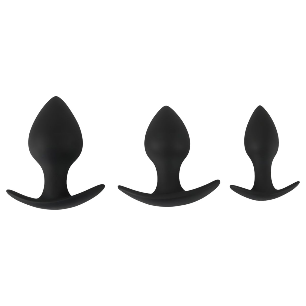 Black Velvets - szilikon anál plug szett (3 részes, fekete) Black Velvets - szilikon anál plug szett (3 részes, fekete)
