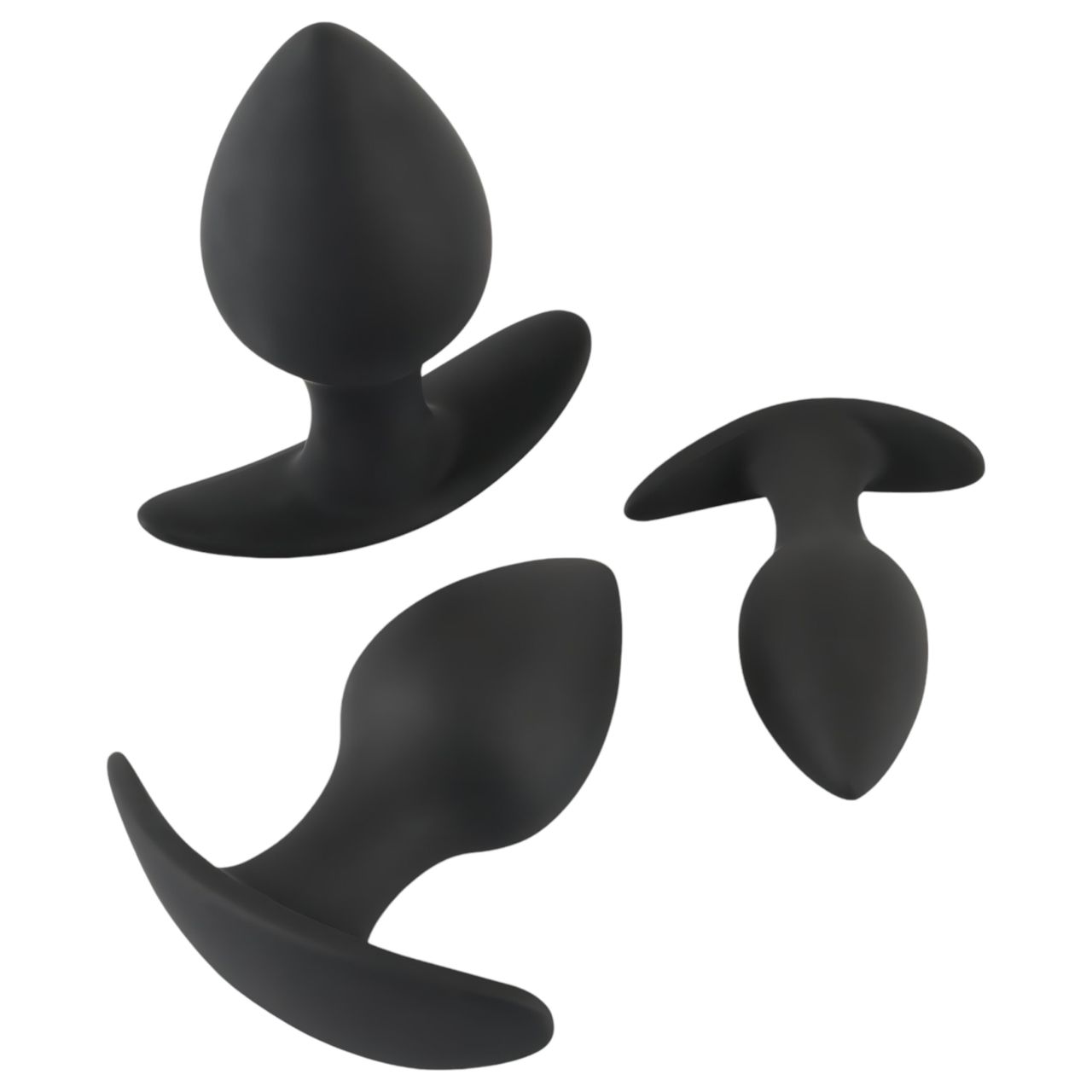 Black Velvets - szilikon anál plug szett (3 részes, fekete) Black Velvets - szilikon anál plug szett (3 részes, fekete)