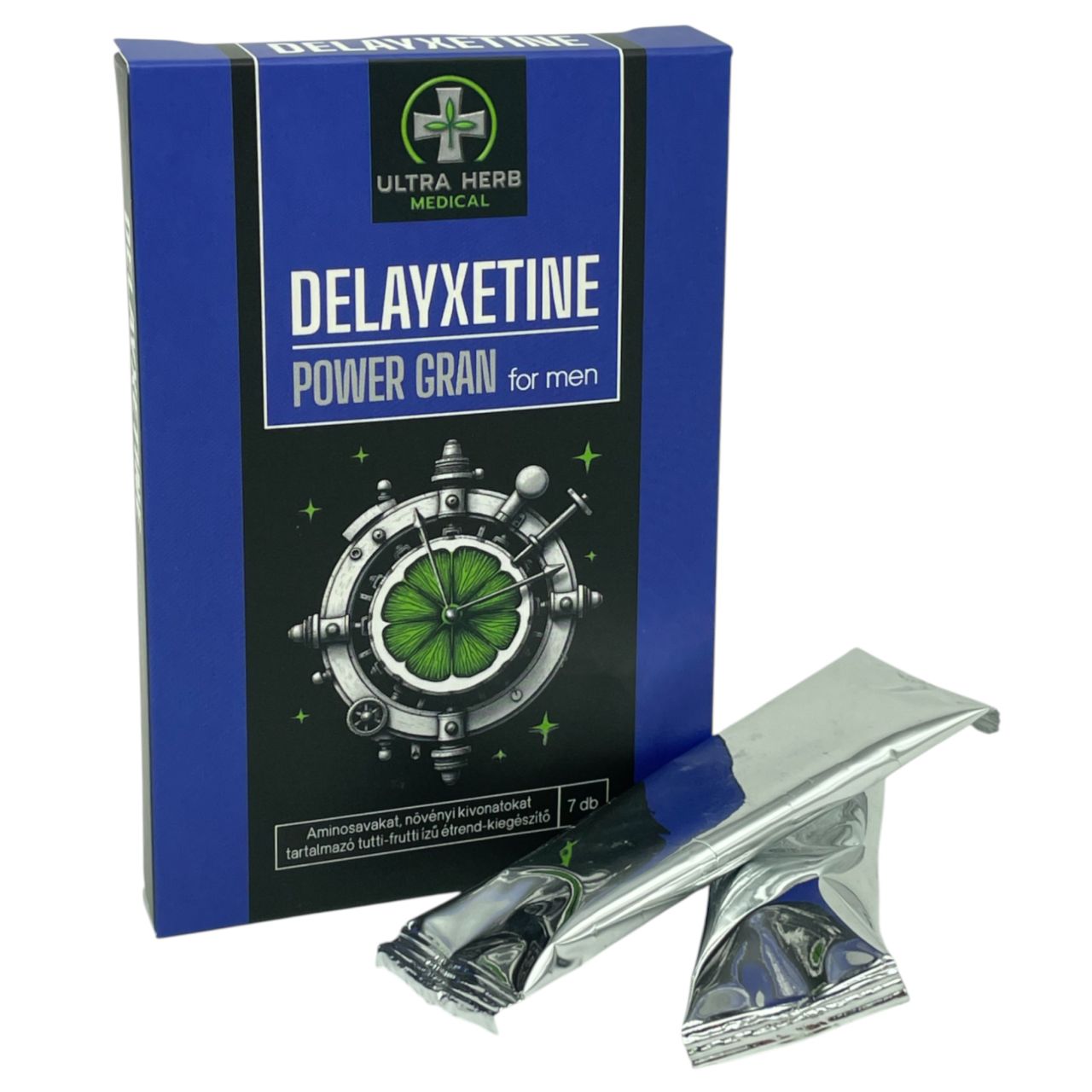 Delayxetine - étrend kiegészítő zselé férfiaknak (7 tasak) Delayxetine - étrend kiegészítő zselé férfiaknak (7 tasak)