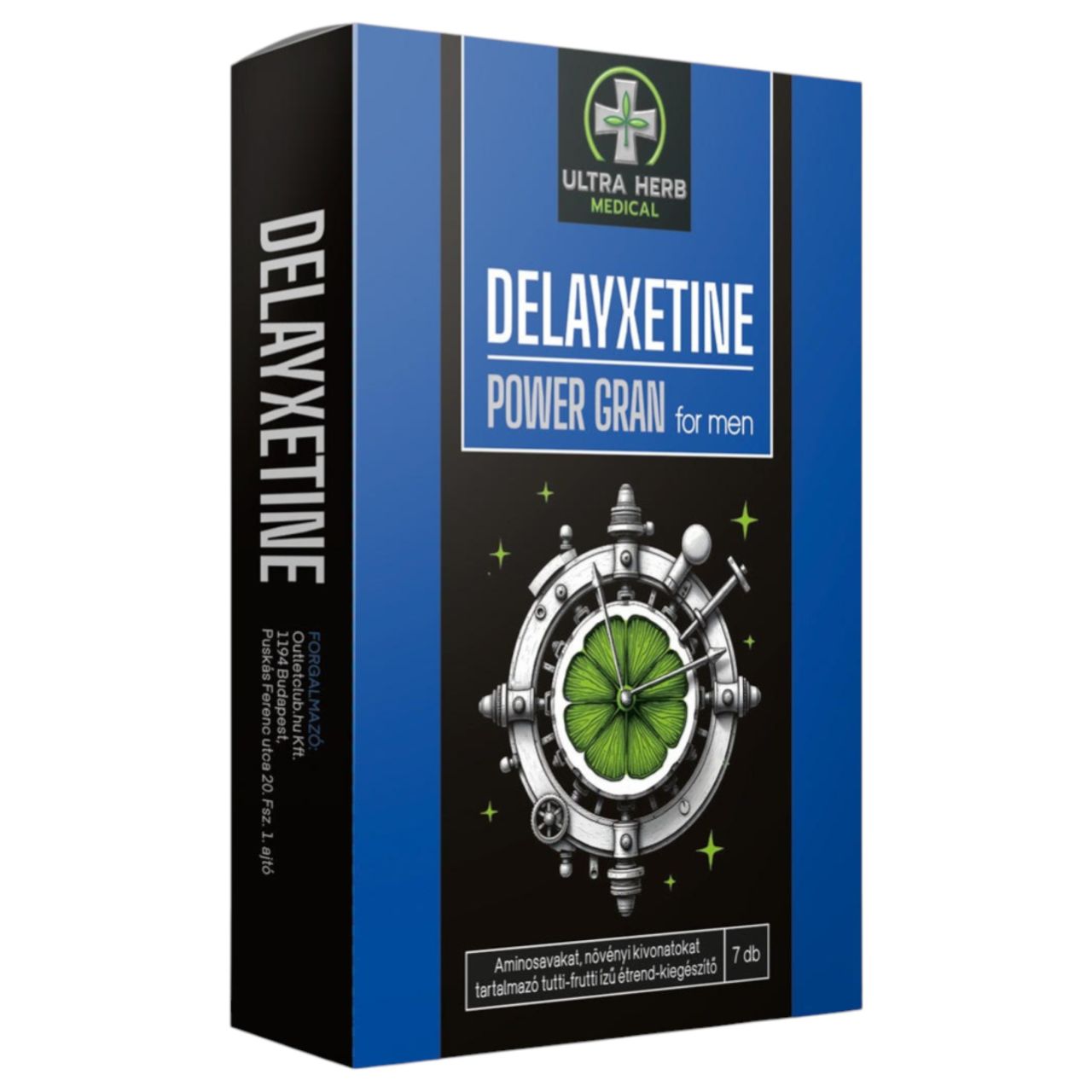 Delayxetine - étrend kiegészítő zselé férfiaknak (7 tasak)