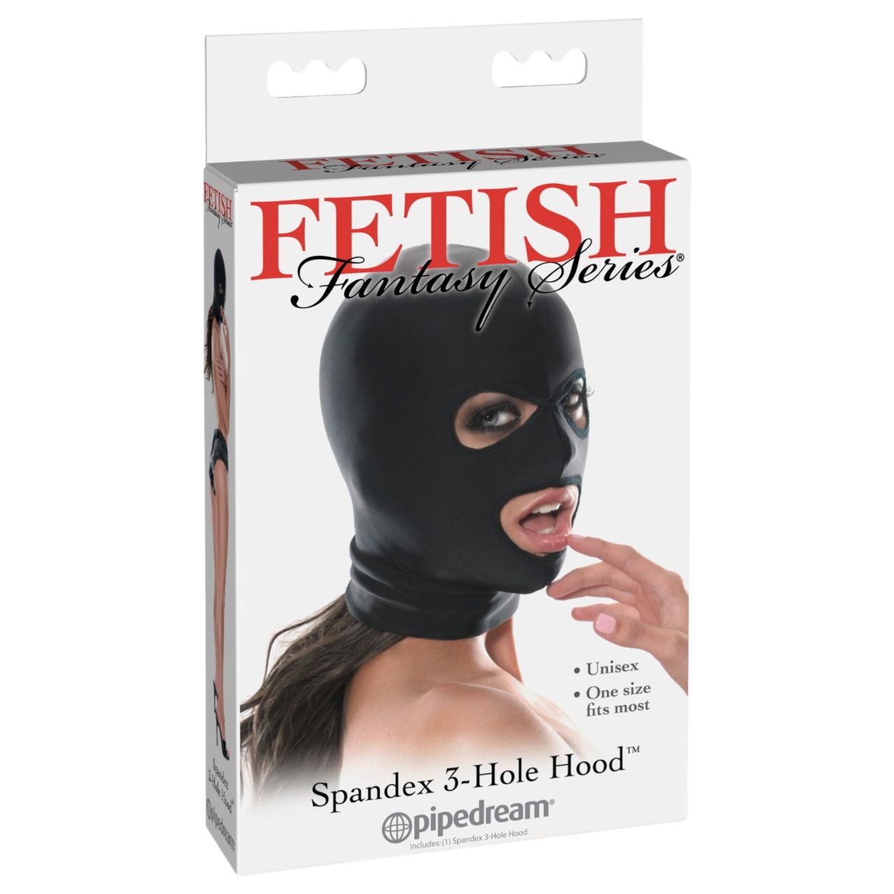 Fetish Fantasy - bondage szopóálarc orálszexhez (fekete)