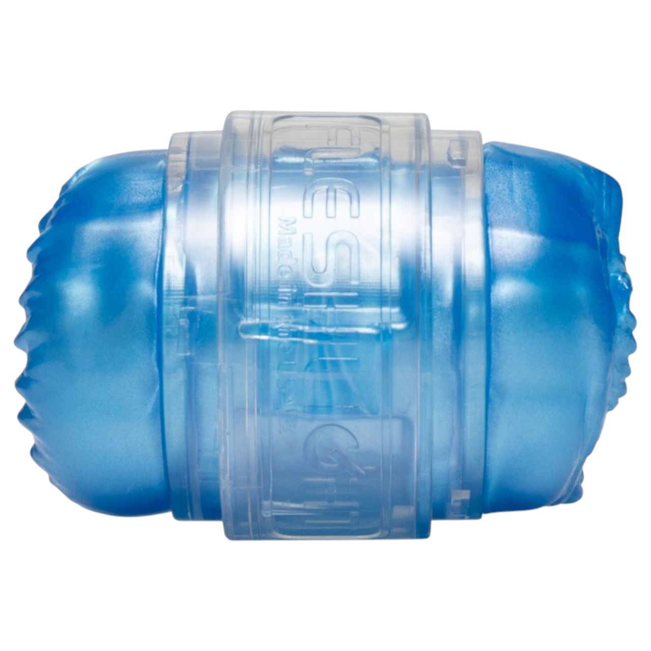 Fleshlight Quickshot Vantage - áttetsző dupla maszturbátor (kék)