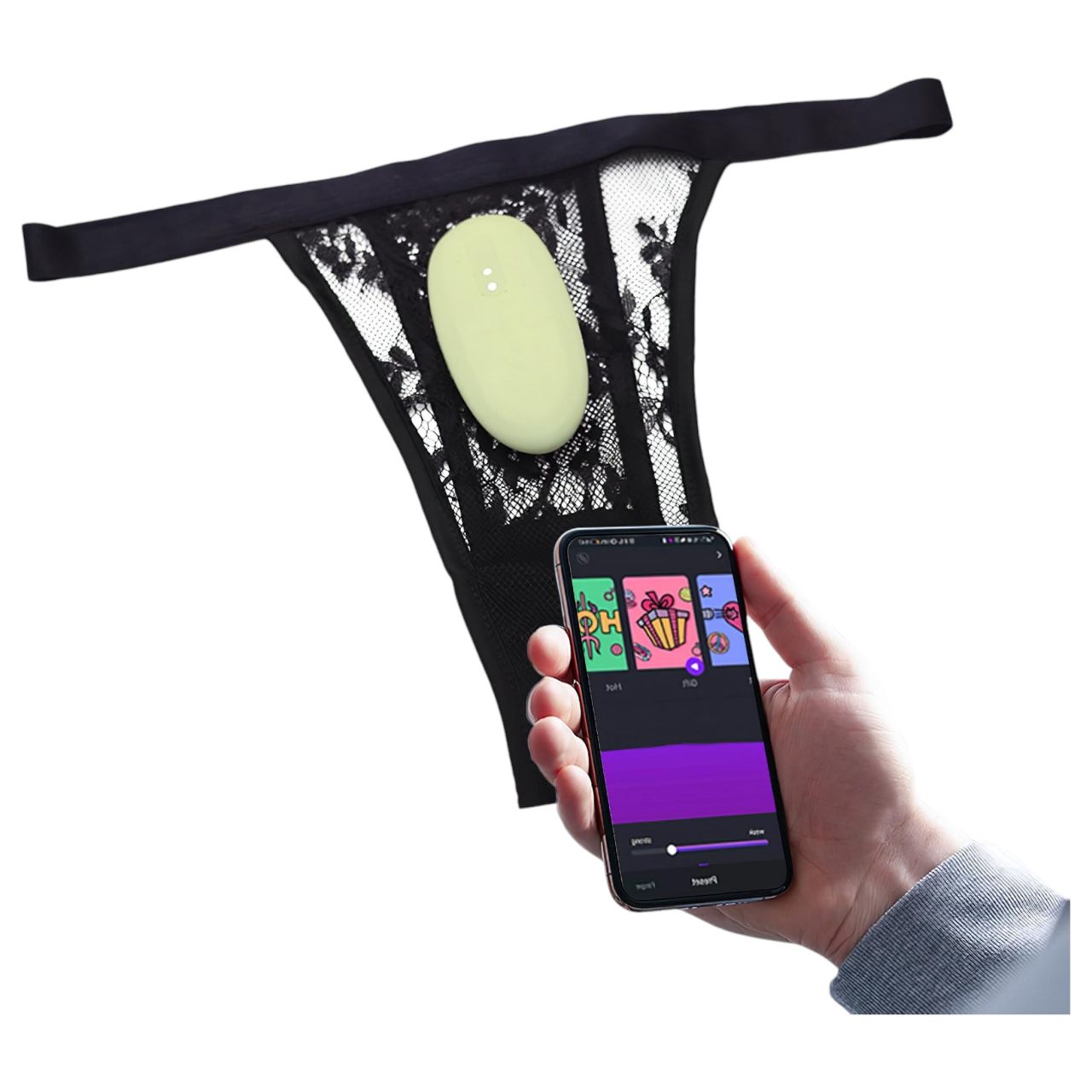 Magic Motion Nyx - hordható App-vezérelt bugyi vibrátor (zöld) Magic Motion Nyx - hordható App-vezérelt bugyi vibrátor (zöld)