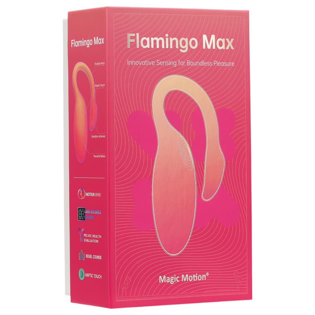Magic Motion Flamingo Max - hordható App-vezérelt vibrációs tojás (narancs) Magic Motion Flamingo Max - hordható App-vezérelt vibrációs tojás (narancs)