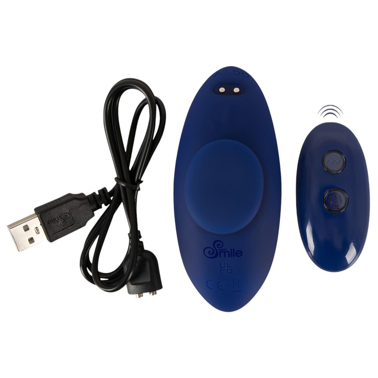 Smile - hordható extra vékony, távirányítós bugyi vibrátor (kék) Smile - hordható extra vékony, távirányítós bugyi vibrátor (kék)