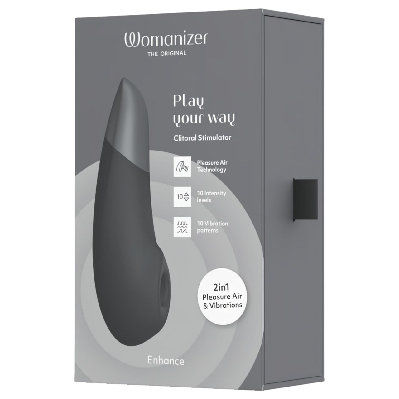Womanizer Enhance 2in1 léghullámos csiklószívó + vibrátor (fekete) Womanizer Enhance 2in1 léghullámos csiklószívó + vibrátor (fekete)