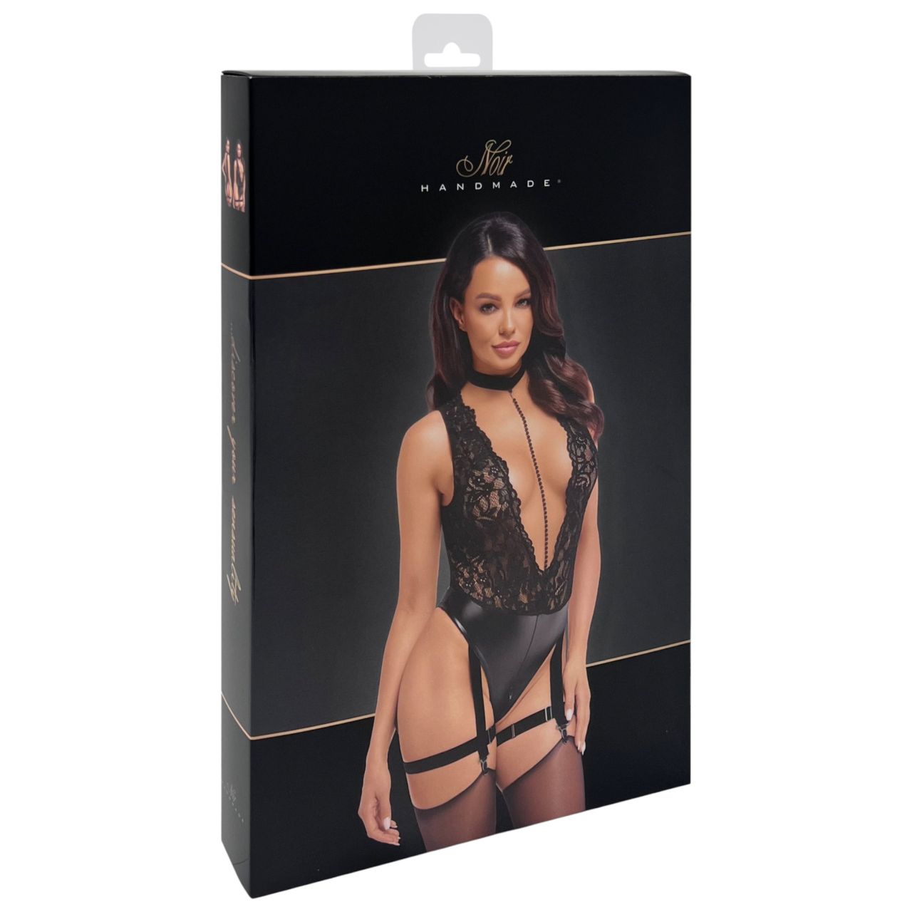 Noir Libido - body harisnyatartóval (fekete) Noir Libido - body harisnyatartóval (fekete)
