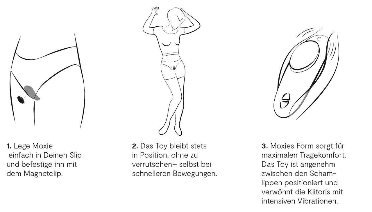 We-Vibe Moxie+ - hordható App- és távirányítós csiklóvibrátor (fekete) We-Vibe Moxie+ - hordható App- és távirányítós csiklóvibrátor (fekete)