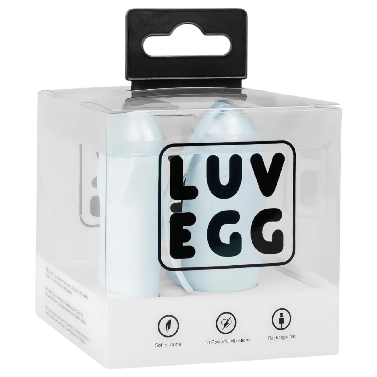 LUV EGG - hordható akkus, rádiós vibrációs tojás (kék)