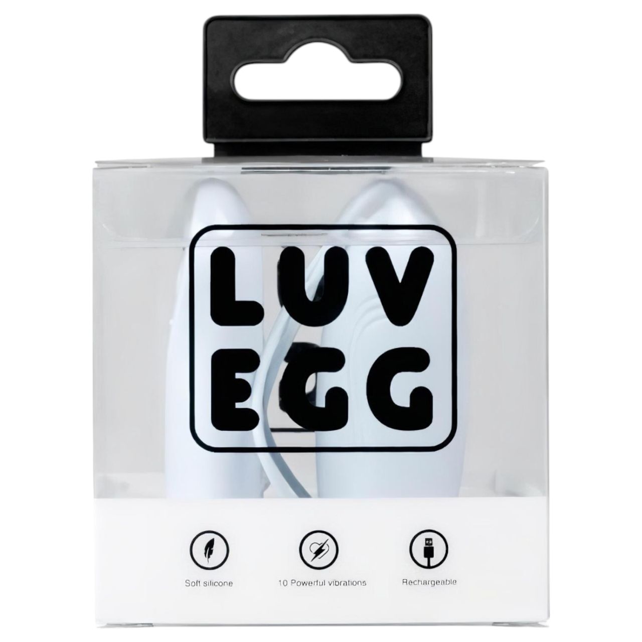 LUV EGG - hordható akkus, rádiós vibrációs tojás (kék)