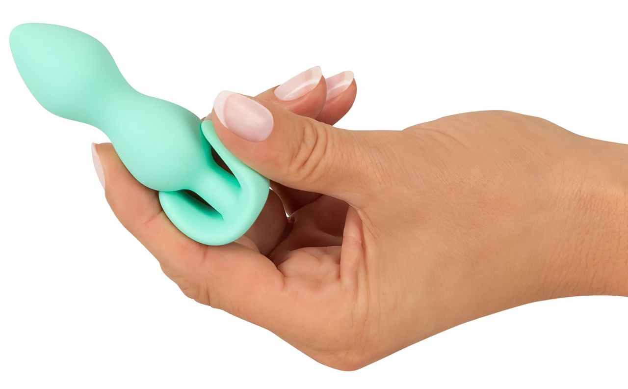 Cuties Mini Butt Plug - szilikon anál plug (zöld)