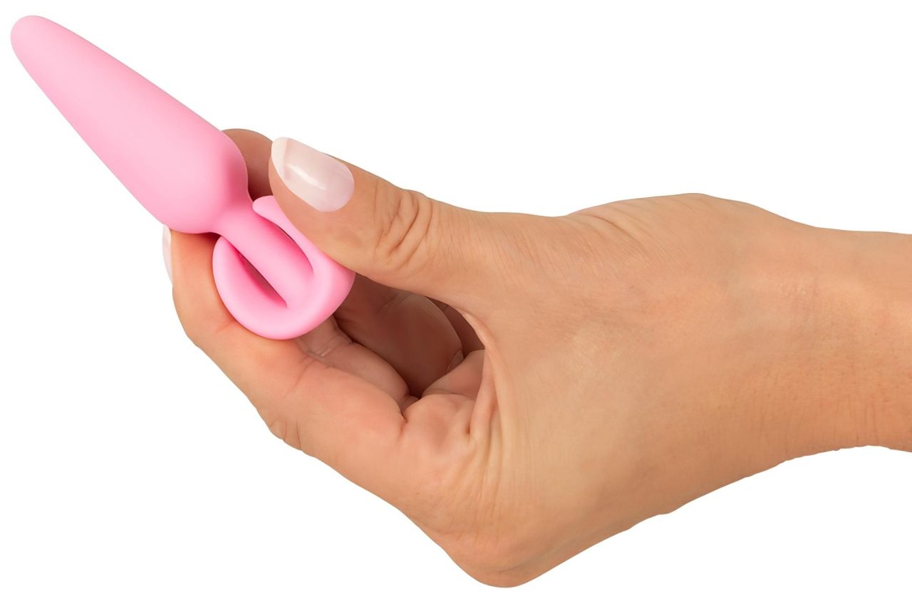 Cuties Mini Butt Plug - szilikon anál plug (pink, 2,1 cm)