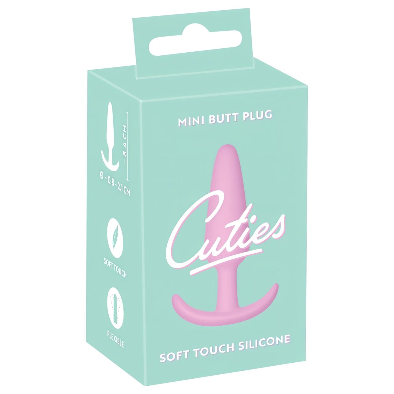Cuties Mini Butt Plug - szilikon anál plug (pink, 2,1 cm)