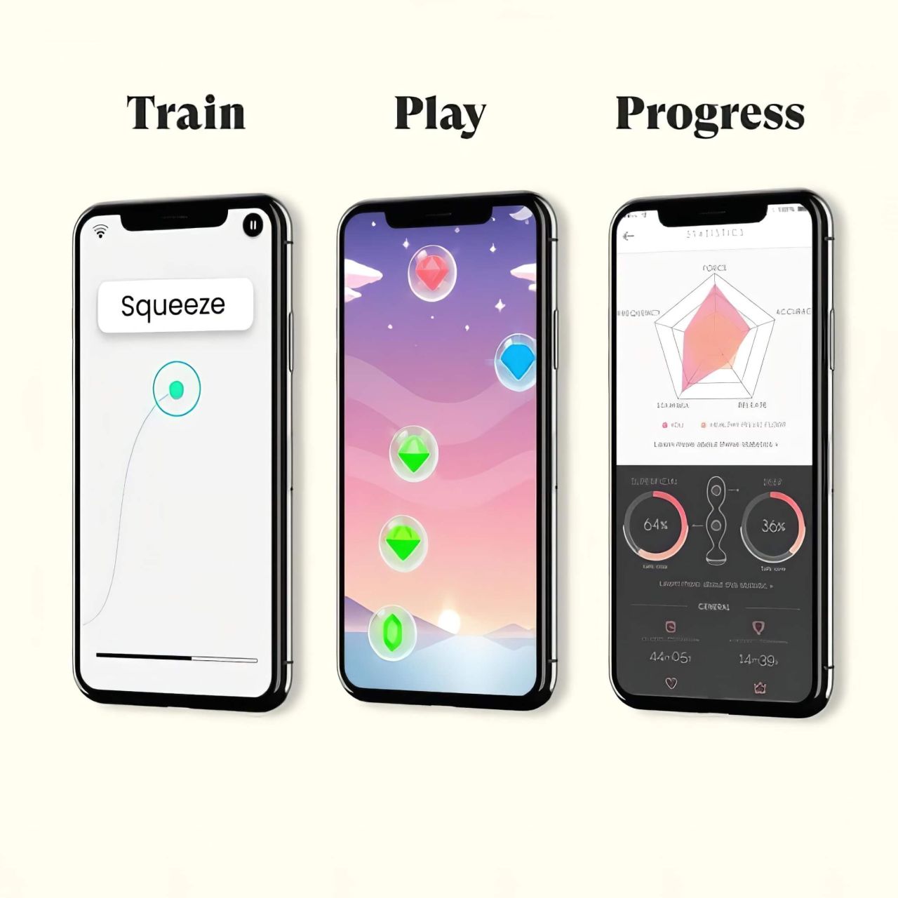 Perifit - App-vezérelt vibrációs gésagolyó (pink) Perifit - App-vezérelt vibrációs gésagolyó (pink)
