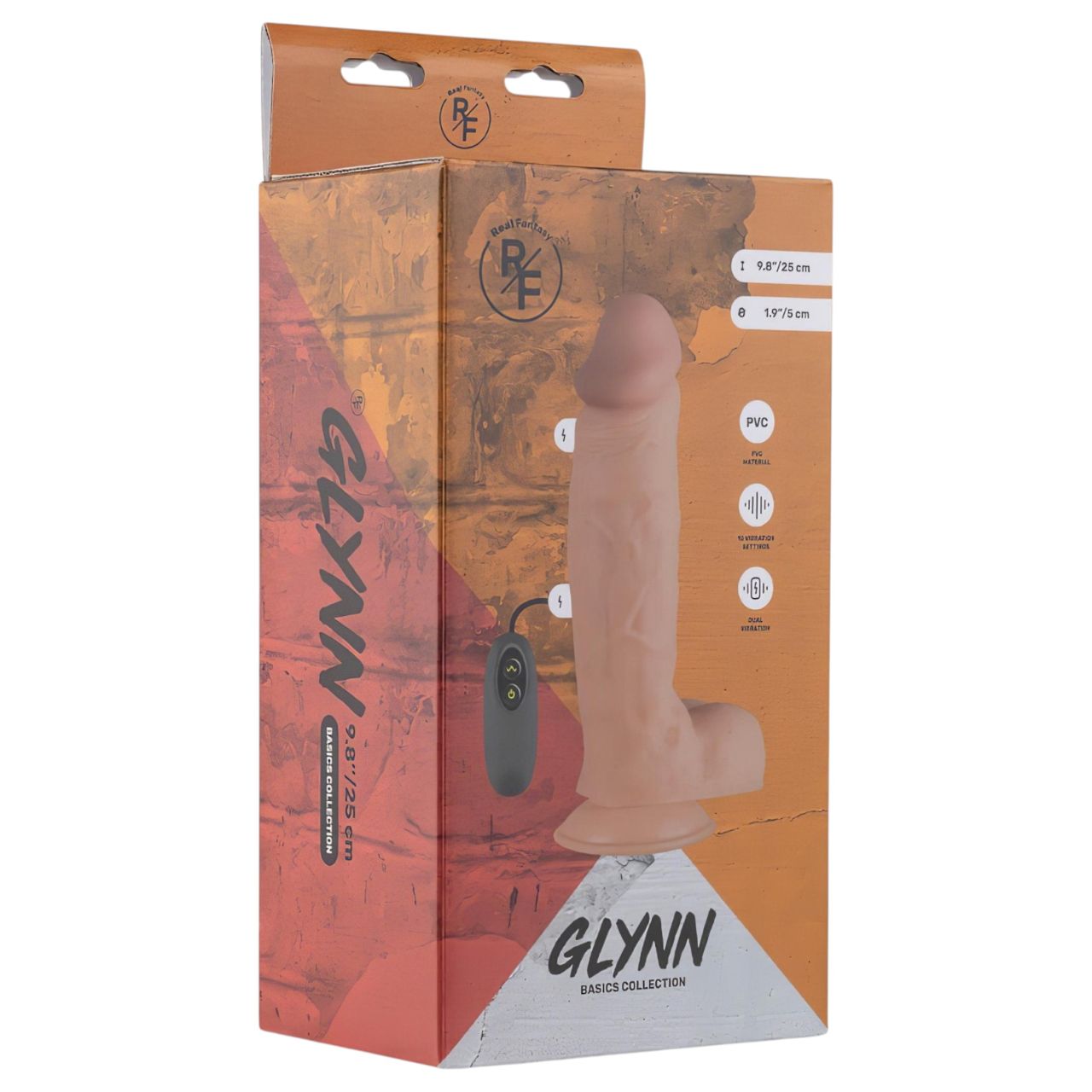 Real Fantasy Glynn - akkus, élethű vibrátor - 25 cm (testszínű) Real Fantasy Glynn - akkus, élethű vibrátor - 25 cm (testszínű)
