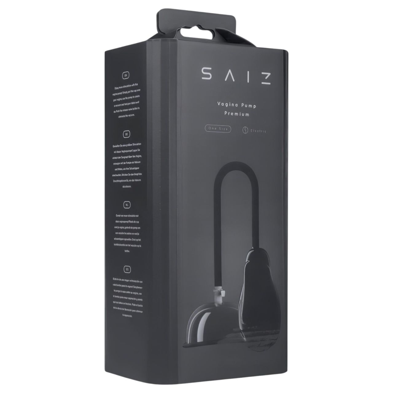 Saiz Premium - automata puncipumpa (átlátszó-fekete)