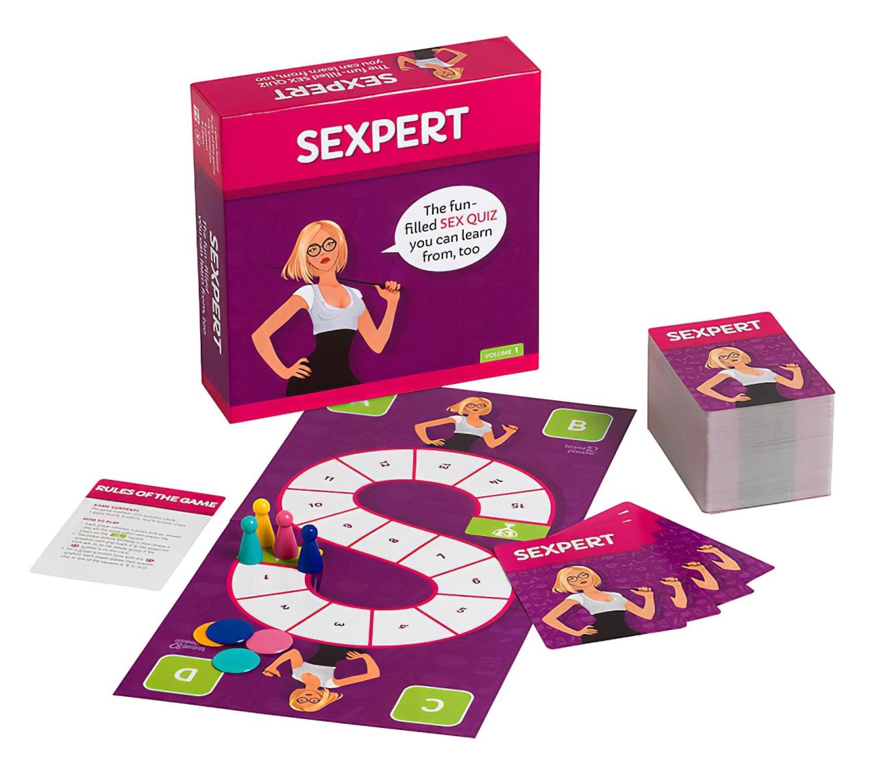 tease & please - Sexpert - szórakoztató szexkvíz társasjáték (angol nyelvű) tease & please - Sexpert - szórakoztató szexkvíz társasjáték (angol nyelvű)