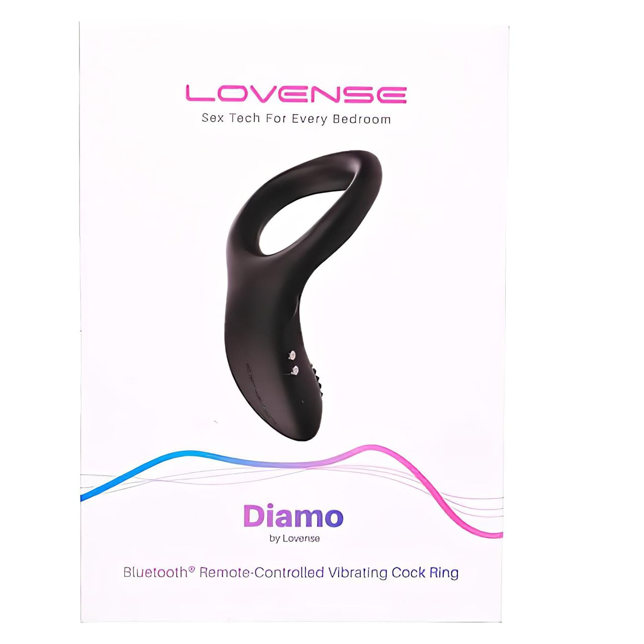 Lovense Diamo - App-vezérelt vibrációs péniszgyűrű, férfiaknak (fekete) Lovense Diamo - App-vezérelt vibrációs péniszgyűrű, férfiaknak (fekete)