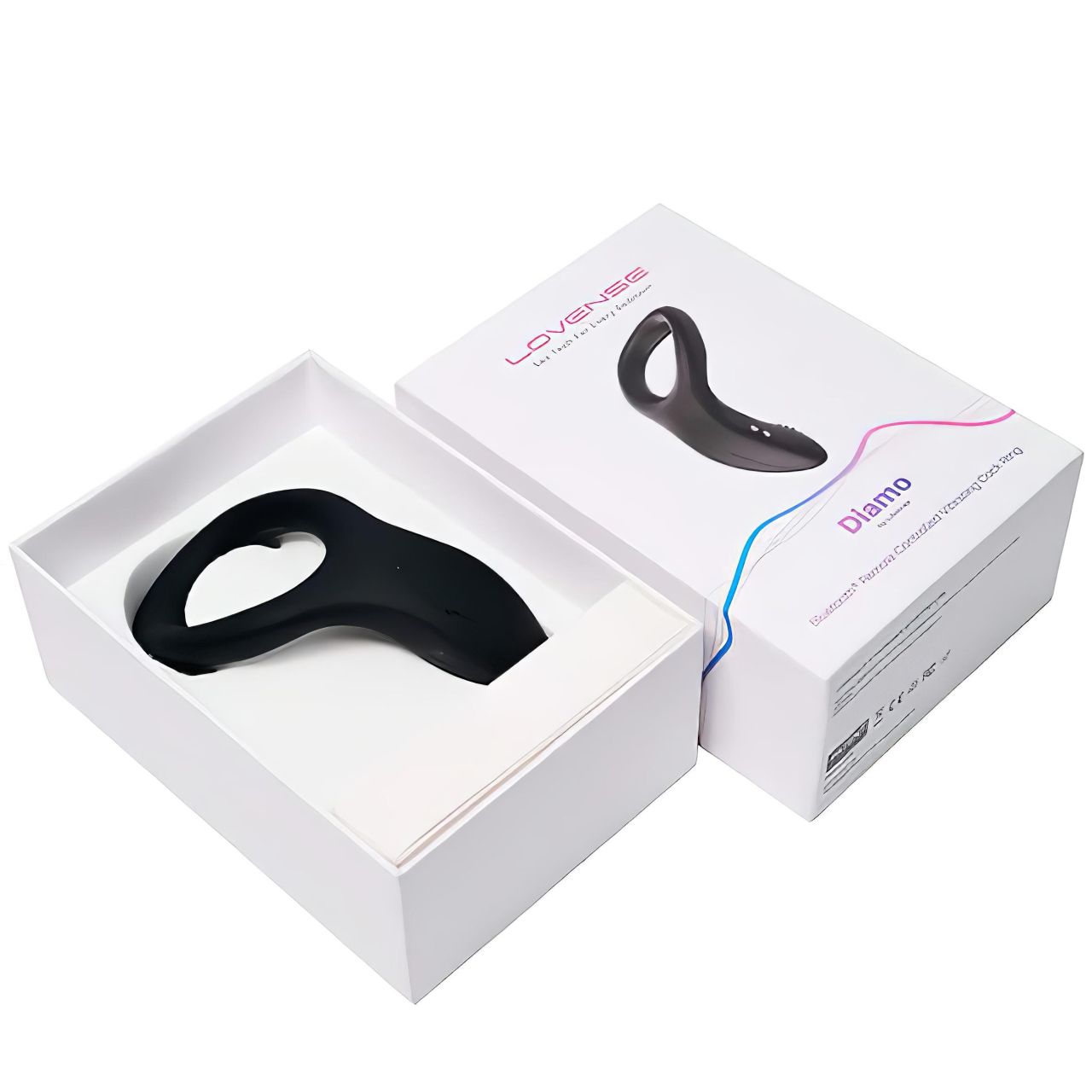Lovense Diamo - App-vezérelt vibrációs péniszgyűrű, férfiaknak (fekete) Lovense Diamo - App-vezérelt vibrációs péniszgyűrű, férfiaknak (fekete)