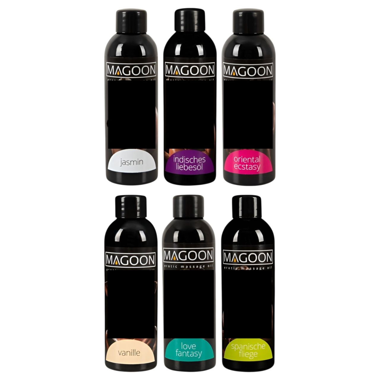 Magoon masszázsolajok szettben (6 db*100 ml)
