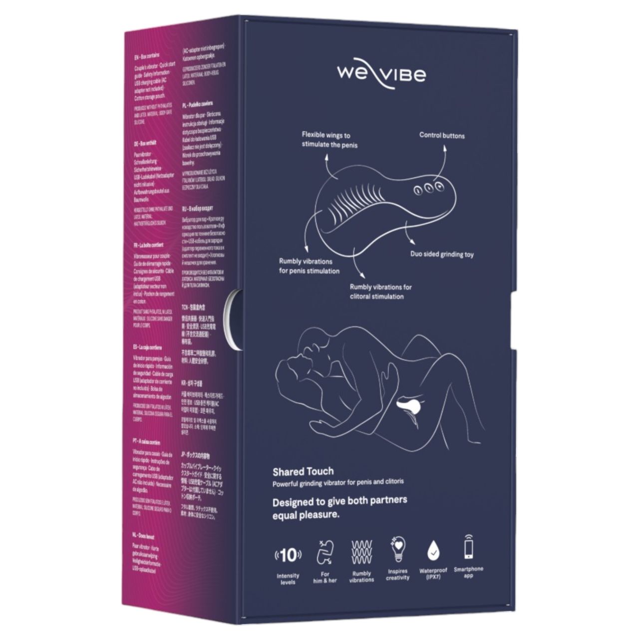 We-Vibe Shared Touch - okos párvibrátor (lila) We-Vibe Shared Touch - okos párvibrátor (lila)