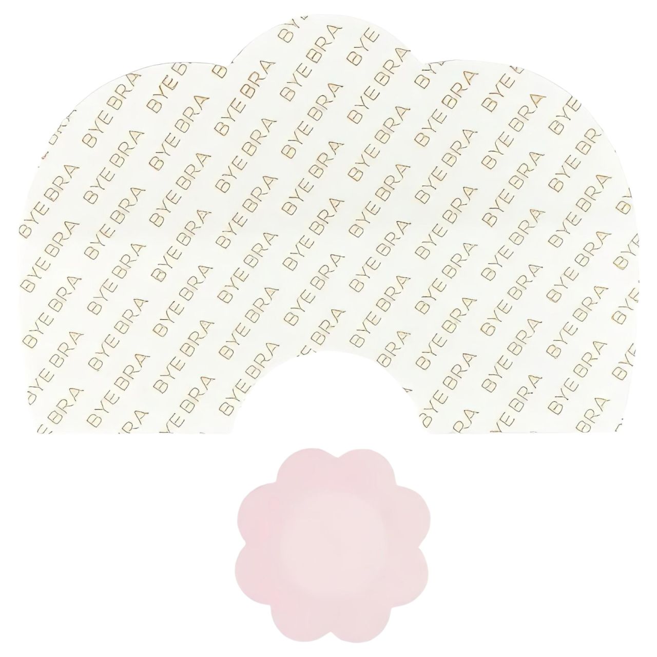 Bye Bra D-F - láthatatlan push-up melltartó tapasz (pink, 6 db)