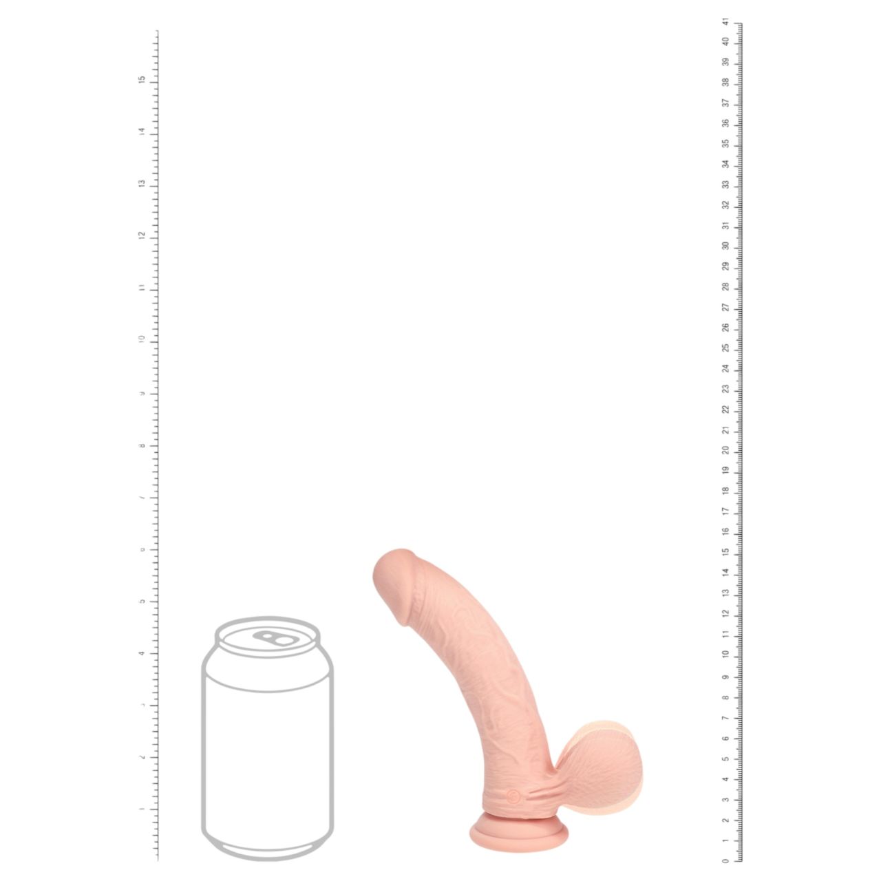 RealRock - dupla sűrűségű élethű vibrátor (testszínű) - 15 cm RealRock - dupla sűrűségű élethű vibrátor (testszínű) - 15 cm