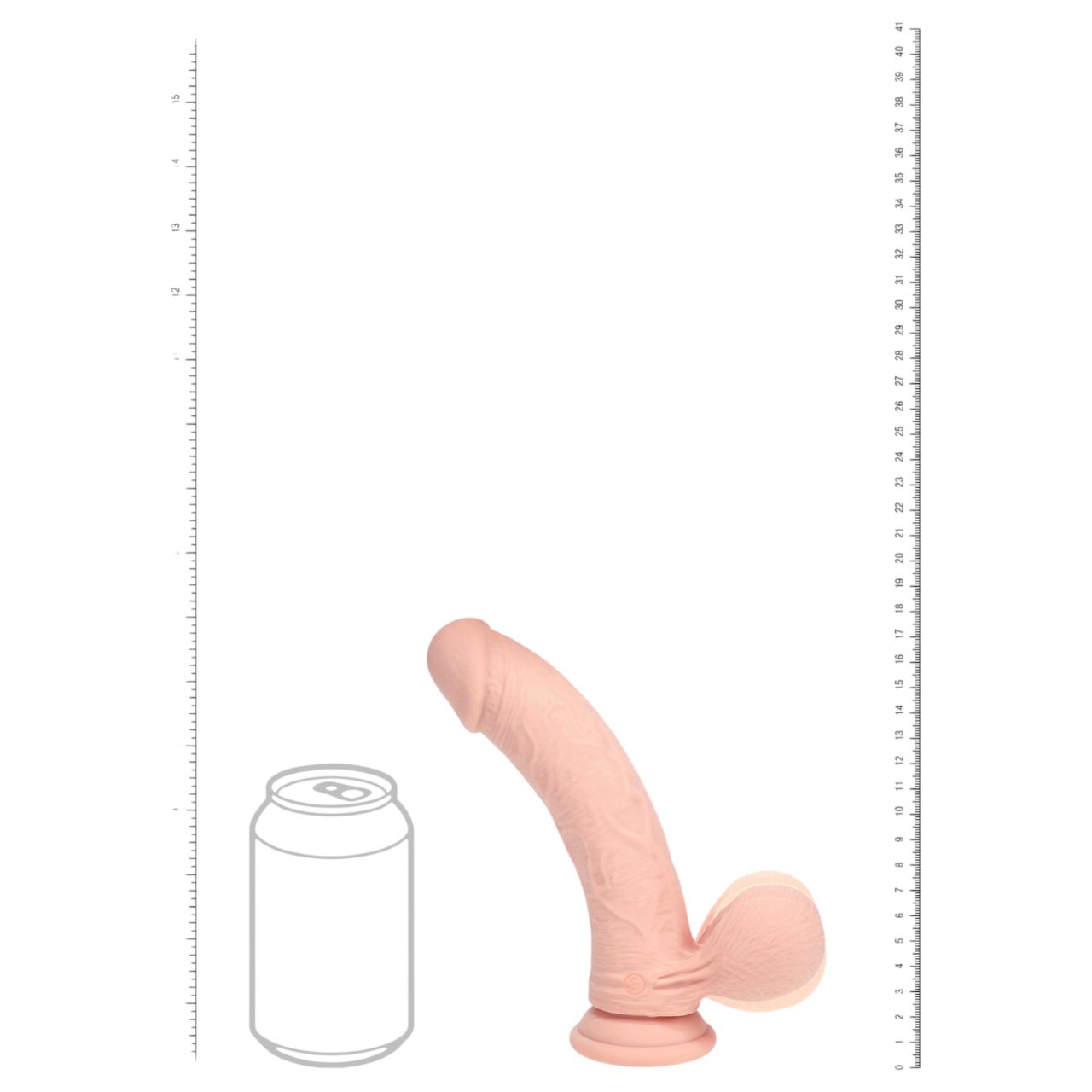 RealRock - dupla sűrűségű élethű vibrátor (testszínű) - 18 cm RealRock - dupla sűrűségű élethű vibrátor (testszínű) - 18 cm