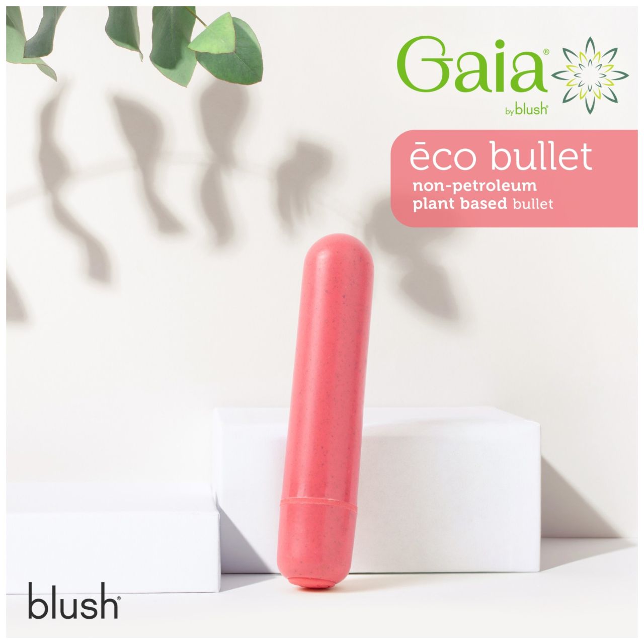 Gaia Eco M - környezetbarát rúdvibrátor (korall) - közepes Gaia Eco M - környezetbarát rúdvibrátor (korall) - közepes