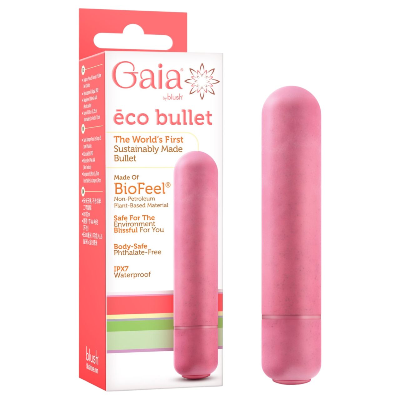 Gaia Eco M - környezetbarát rúdvibrátor (korall) - közepes