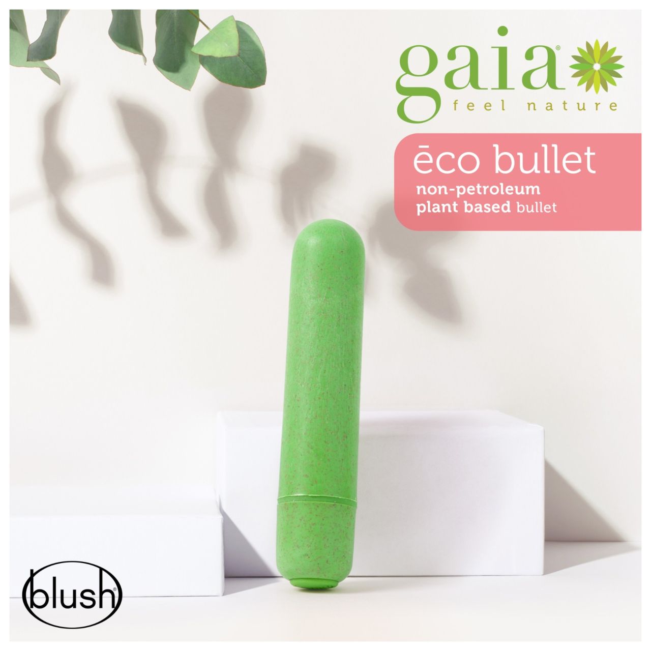 Gaia Eco M - környezetbarát rúdvibrátor (zöld) - közepes