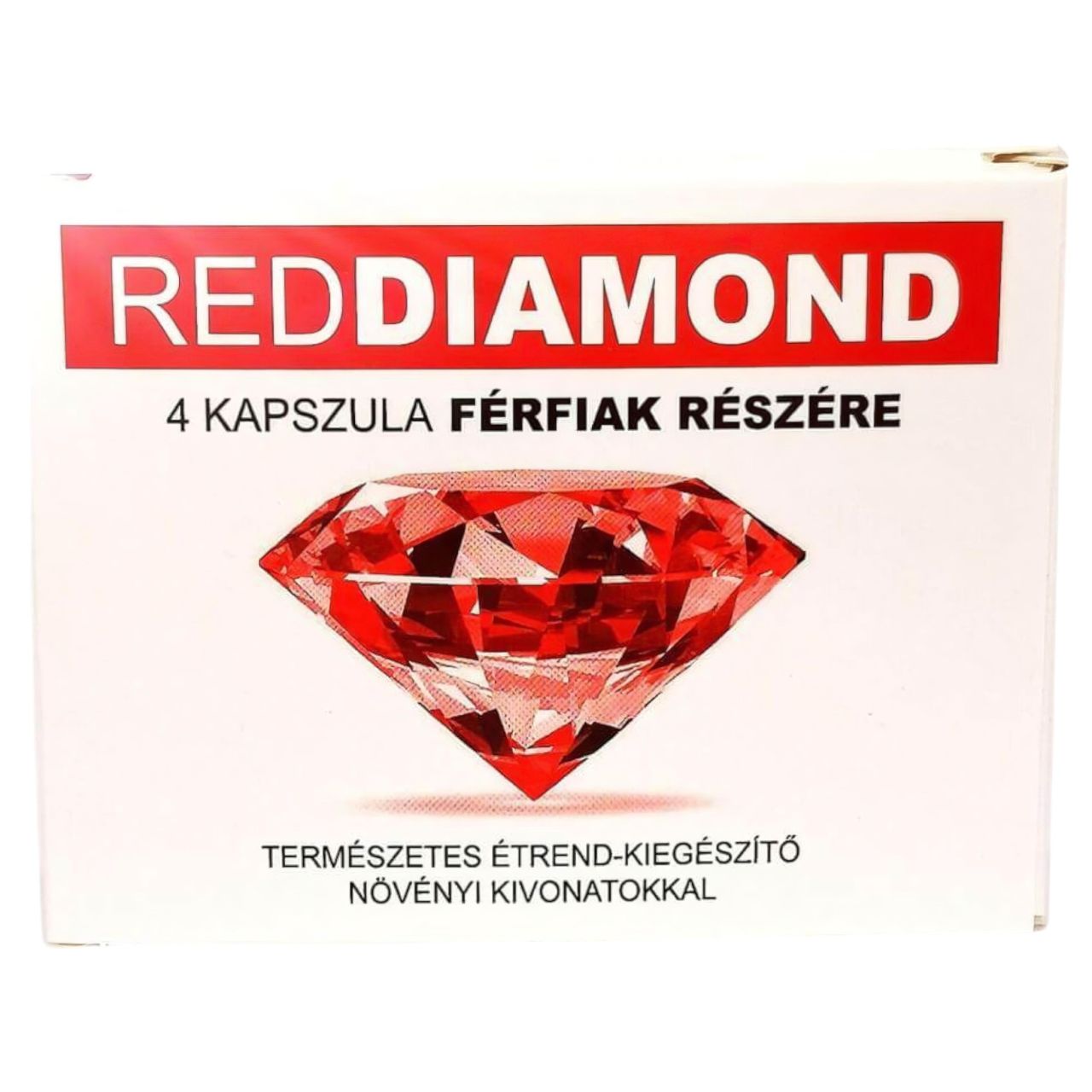 Red Diamond - természetes étrend kiegészítő férfiaknak (4 db)