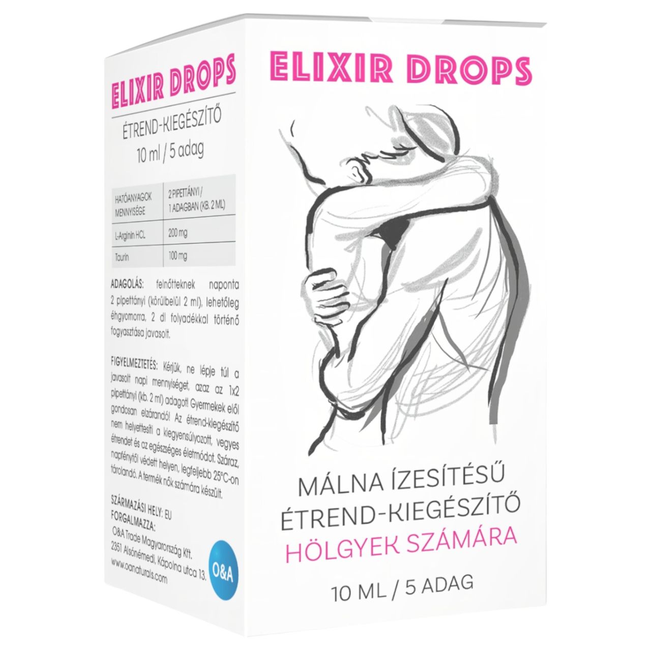 ELIXIR - női vágyfokozó cseppek (10 ml) - málna