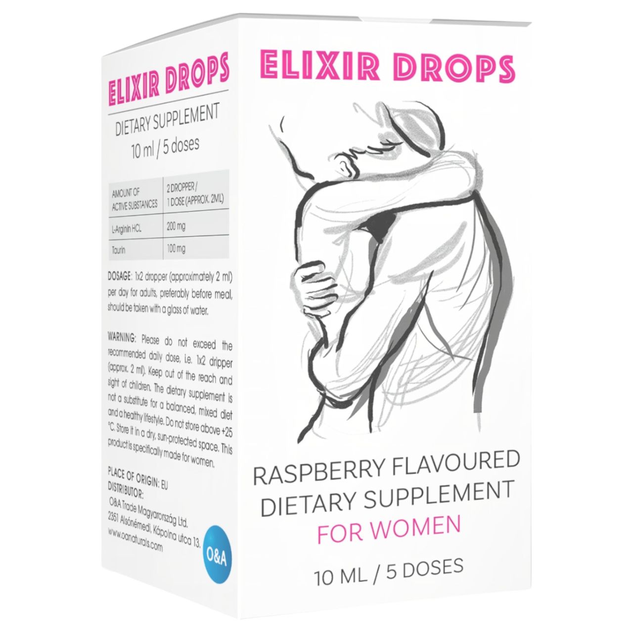 ELIXIR - női vágyfokozó cseppek (10 ml) - málna